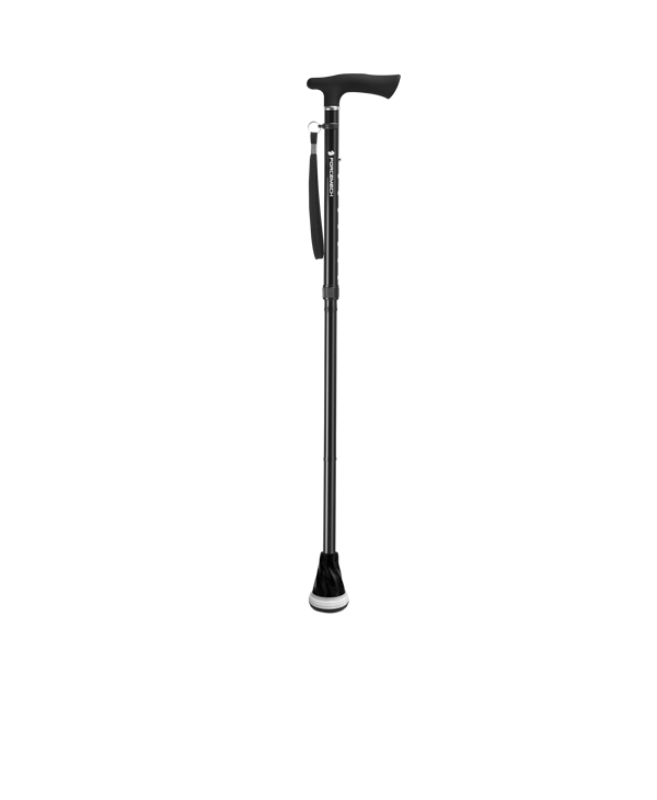 Forcemech GlowGuard® Premium Foldable Walking Cane - Matt Finish 